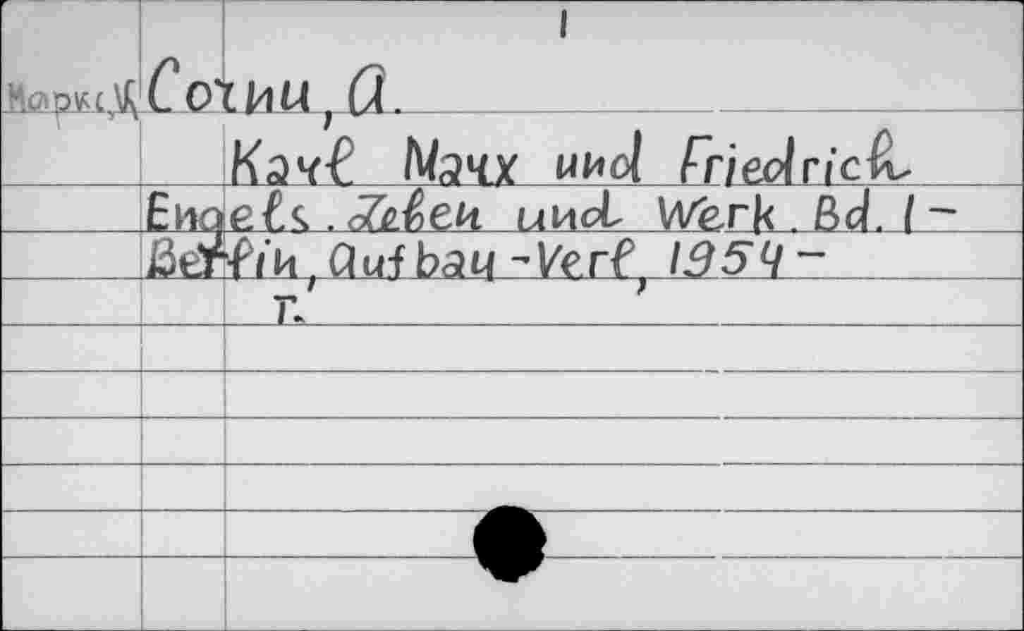 ﻿_CL'	1 iHufCL
	Кач£ Мачх unol Friedrich
Ehq	efs.öfaßeit iaiacL Werk. ßd. [ -
ßdr	•fik^^bau -Ve.rff 1354 “
	к
	
	
	
	
	
	